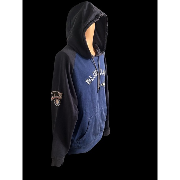 Toronto Blue Jays Men's‎ Medium Majestic Hoodie Pullover Sweatshirt - Picture 3 of 7